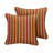 Fenella Striped Outdoor Reversible Throw Pillow-886475479-886475465