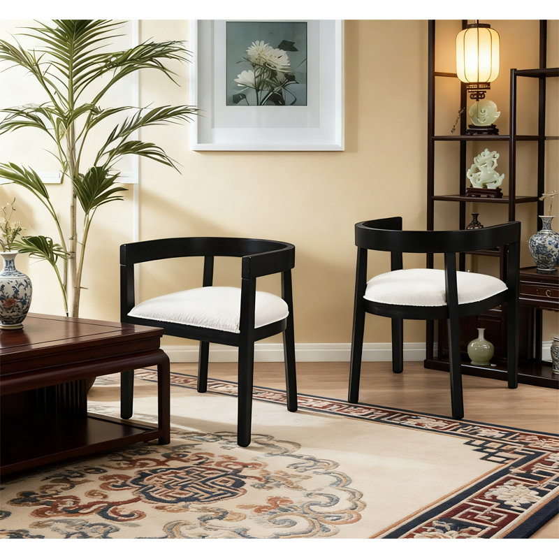 Chaise de salle à manger avec accoudoirs