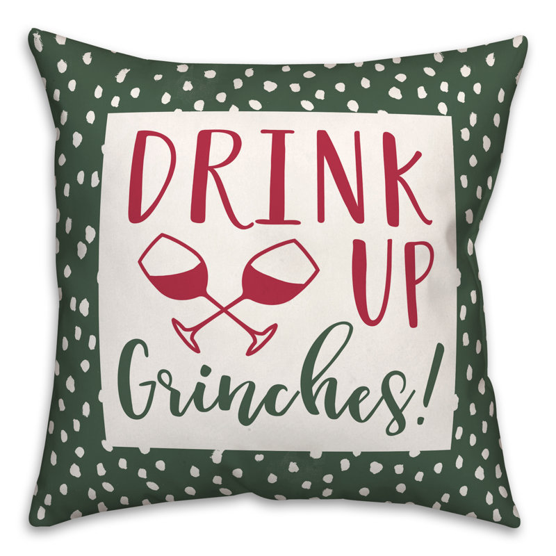 Polka Dots Throw Pillow, 20" x 20"