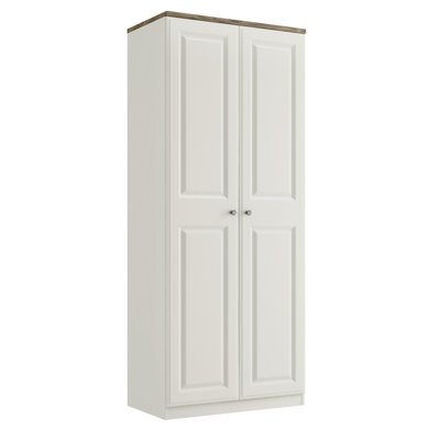 Newberry 2 Door Manufactured Wood Wardrobe