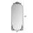 Arched Full Body Hanging Mirror With Vintage Carved Appliques, HD Tempered Glass, MDF Backboard And Durable Metal Frame For Home Decoration-1528245490