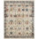 Mobasher Hand Knotted Wool Flroal Area Rug in Ivory