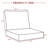 Jakailyn Outdoor 4.9'' Seat / Back Cushion-109780018