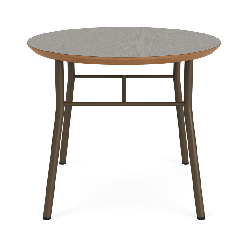 Table de bout ronde Chat Chat, Bronze, Sergé sarrasin