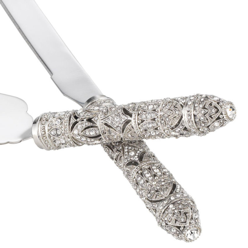 Windsor 2 - Piece Stainless Steel Cake Serving Set, Silver
