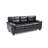 Moran 78'' Faux Leather Sofa-913594829