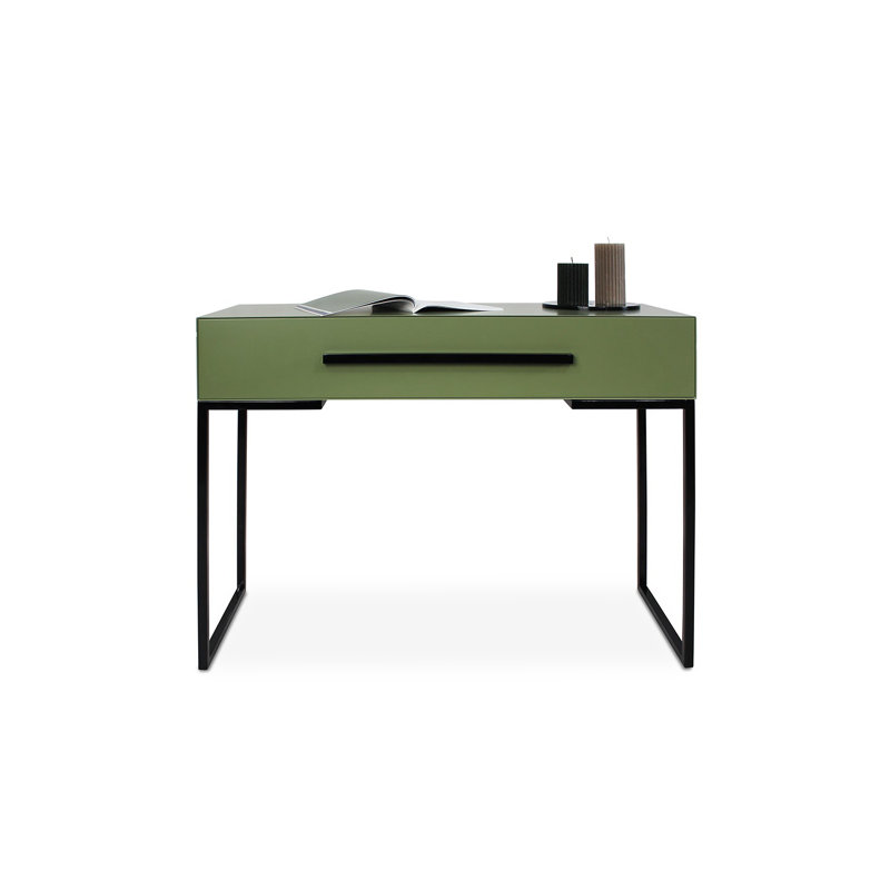 Gossett 100cm Console Table, Green, Black