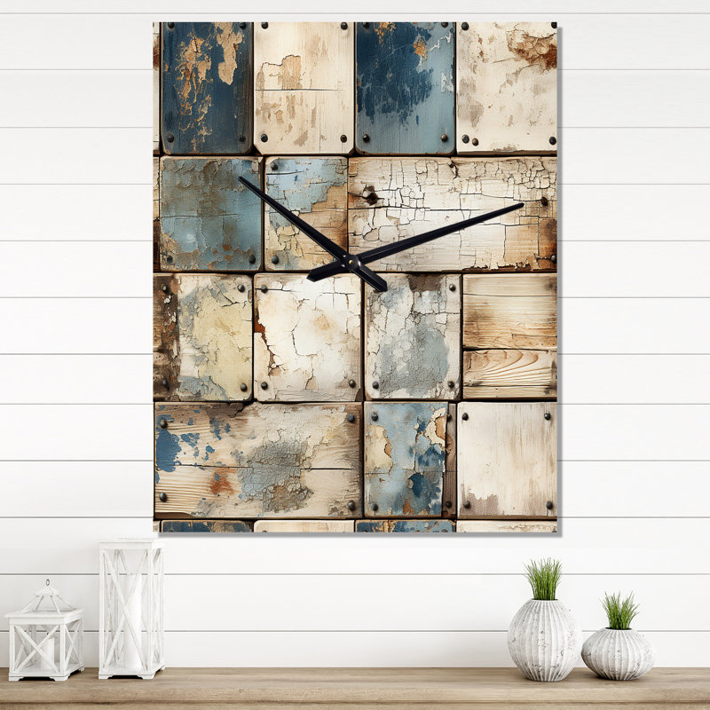 Jaquay - Horloge murale abstraite, Grand