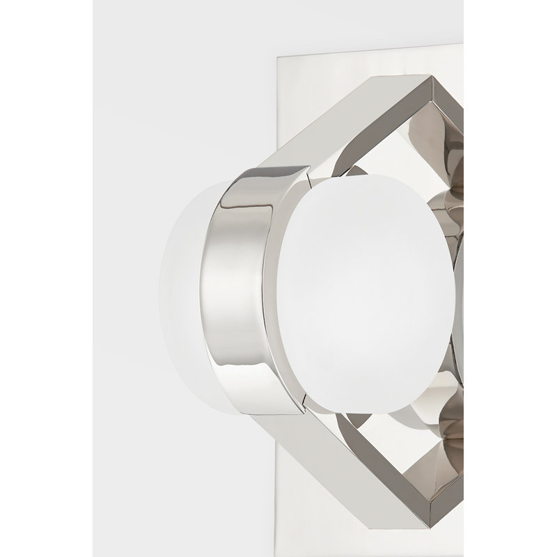 Plafonnier encastré à intensité variable à 1 lumière Orbit, Nickel poli