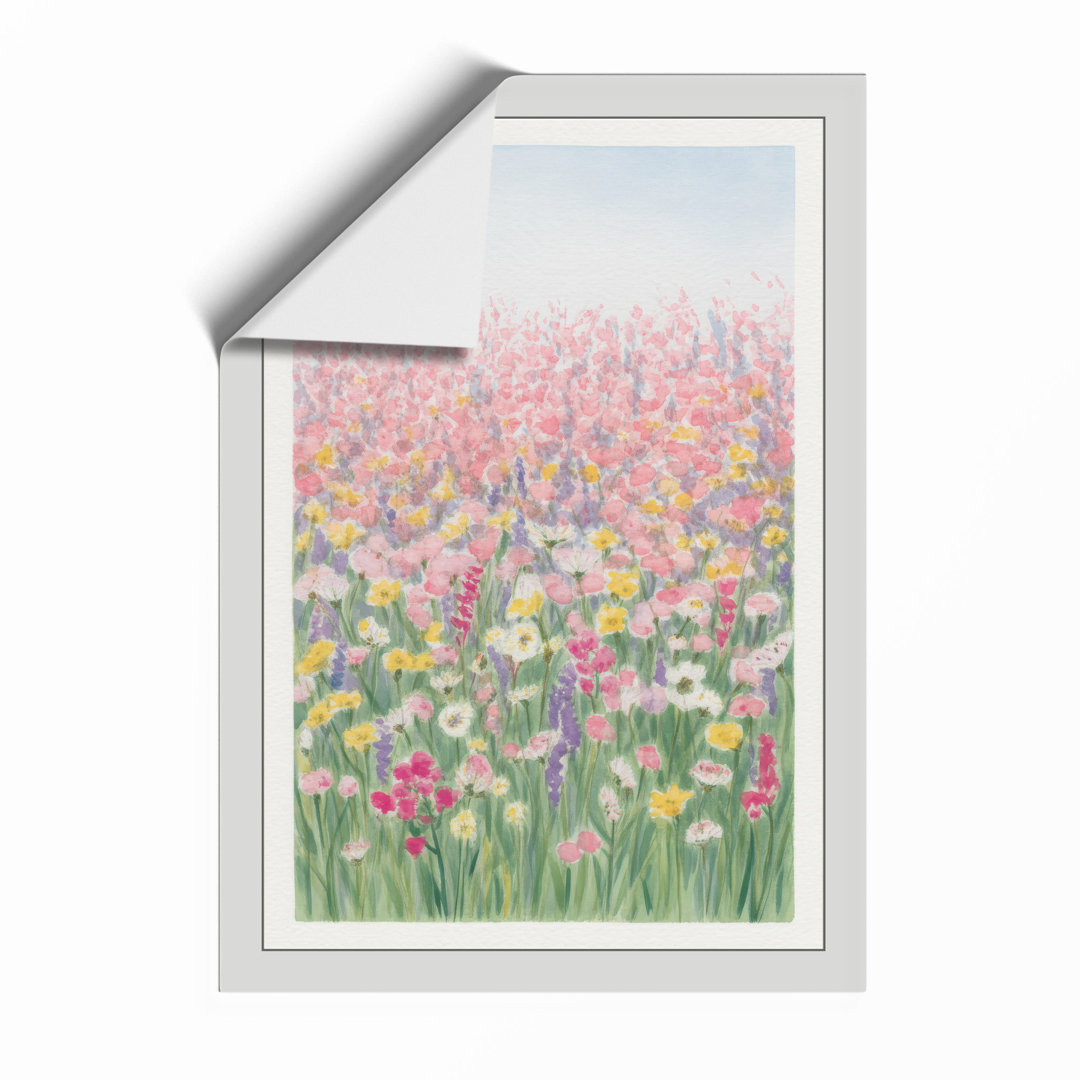 Meadow in Bloom Botanical - Framed Print