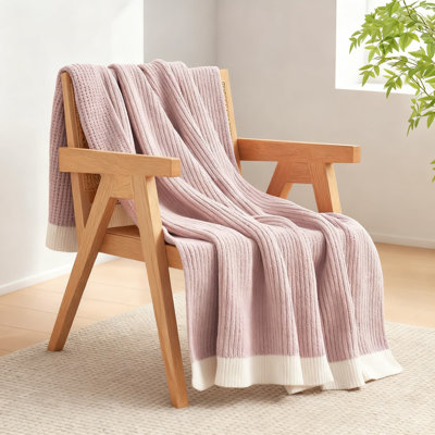Jeté en chenille en tricot gaufré pour canapé, couverture de canapé décorative ultra douce et confortable, respirante et chaude pour toutes les saisons
