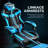 High-Back Adjustable Reclining Ergonomic Faux Leather Swiveling Pc & Racing Gaming Chair With Footrest-1562973671