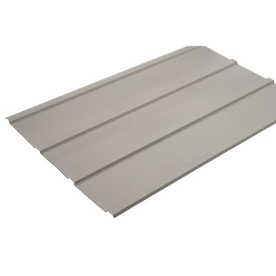 Set of 8 Galvanized Corrugated Steel Roof Panels for DIY Shed, Garage, Carport, and Mobile Home Projects Eggshell