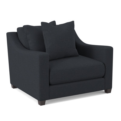 Fauteuil en polyester l 45 po Zoraya