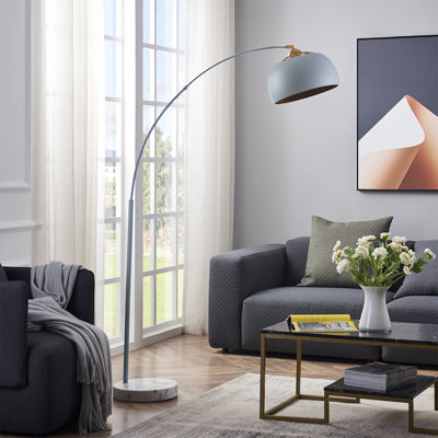Lampe sur pied arquée 68,5 po Dedre