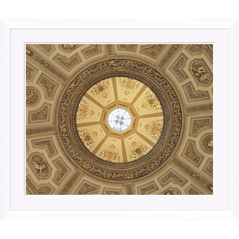 Dome Ceiling, Vienna Print by David Phoenix