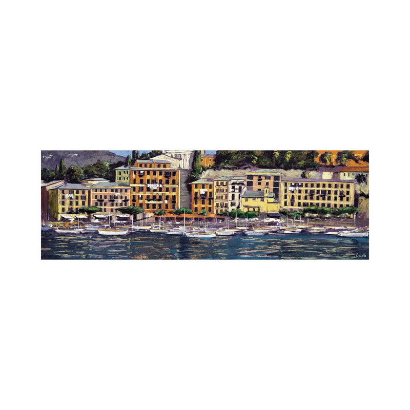 Santa Margherita Ligure by Daniela Corallo - Wrapped Canvas Panoramic Gallery-Wrapped Canvas Giclée
