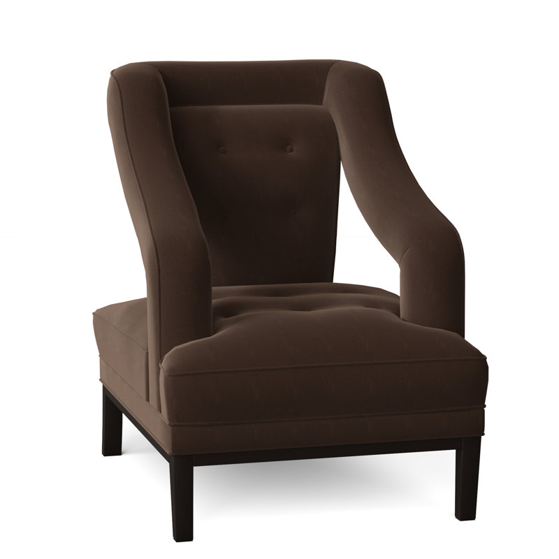 Noel Upholstered Armchair, Sachi Chocolate