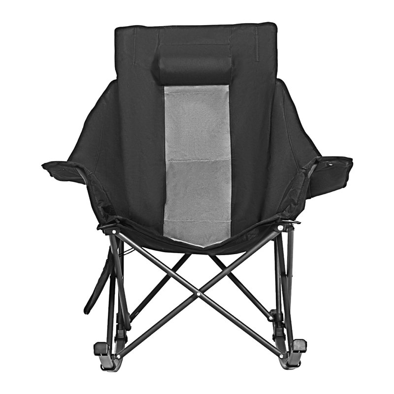 Padded Folding Rocker Chair Camping Chair