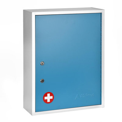Grande armoire de sécurité médicale à fixation en surface H 21 po x l 16 po x P 6 po