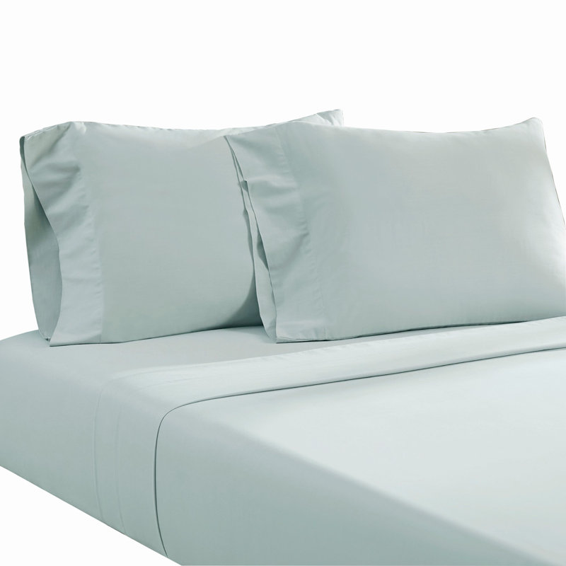 Ivy Cotton Ultra Soft Bed Sheet Set, Prewashed, King Sheet Set + Fitted Sheet + 2 Pillowcases, Navy