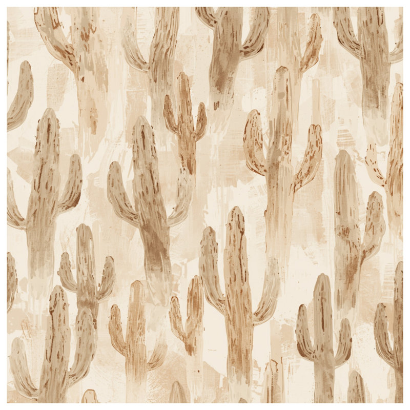 Toile peinte à motif de cactus peint dans de nombreuses tailles, 16 po x 16 po