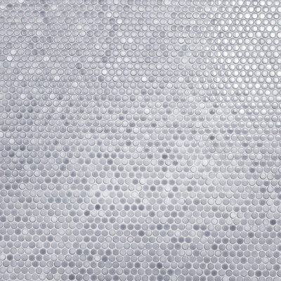 Hudson Penny Round .80" x .80" Porcelain Penny Round Mosaic Wall & Floor Tile