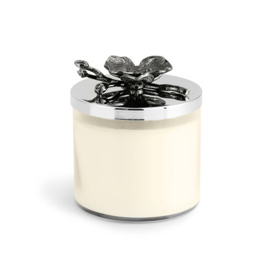 Black Orchid Jar Candle with Glass Holder