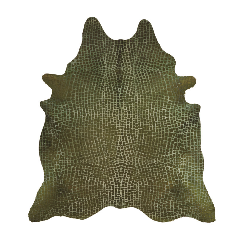Tapis peau de crocodile Gorvel