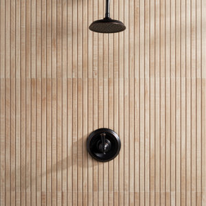 Bond Tile Auburn Ribbon 24 in. x 48 in. Porcelain Ribbed Wood Look Wall ...