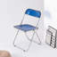 Chaise d'appoint avec structure en acier, plastique-120200425