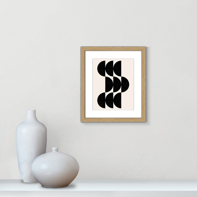 Impression de formes par Dotz, Matted Print, L 13 po x H 15 po, Natural