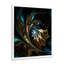 Fleur noire dorée moderne - art mural fleur fractale, impression avec fleur noire-116164182-18266811-116164186