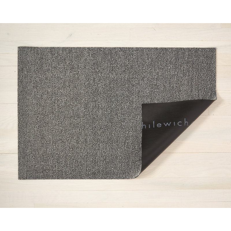 Chilewich Easy Care Heathered Shag Doormat, Gray, 0.27" H x 24" W x 36" D