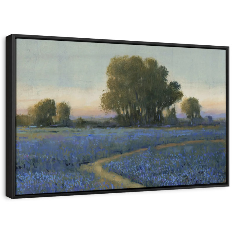 «Blue Bonnet Field I», reproduction sur toile, H 21 po x l 31 po