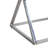 Silver Steel Console Table