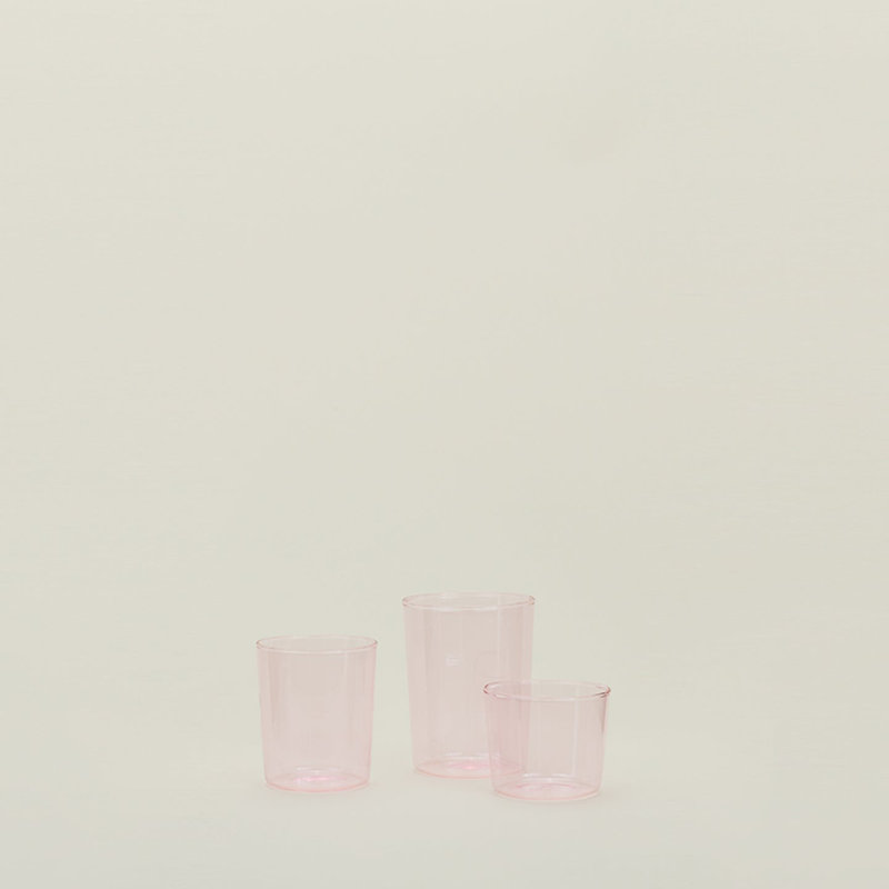 Blush Borosilicate Glassware Set of 4 - Small