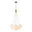 Quinshay 13-Light Dimmable Opal Glass Bubble Chandelier