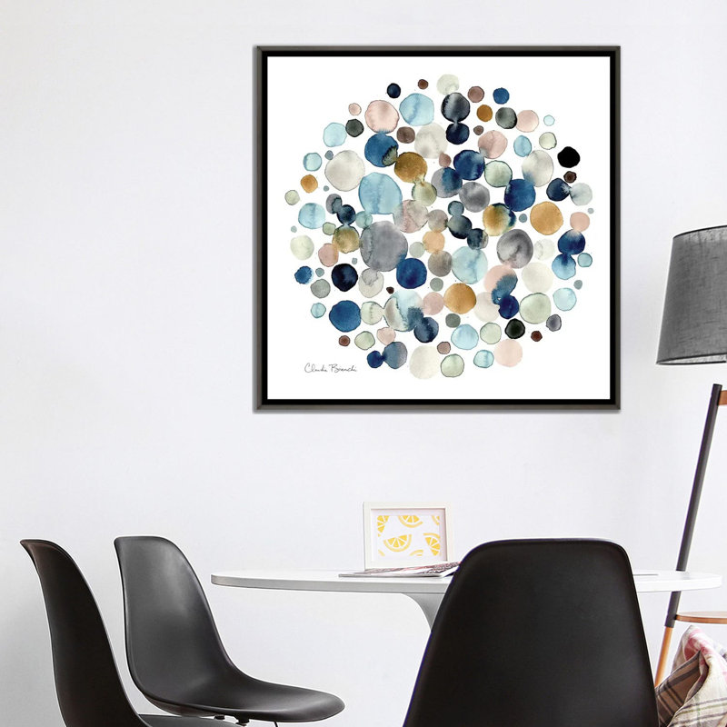 « Molecular » par Claudia Bianchi, reproduction d’art, H 37 po x l 37 po x P 1,5 po, Pas de tapis