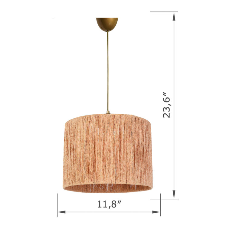 Single Pendant With Cotton Cap