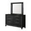 Ensemble de chambre à coucher moderne à panneau tapissier à DEL en noir-1639551145-1639551142