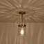 Luminaire suspendu en verre martelé pour îlot de cuisine à 1 lumière de 5,1 po Levona-2112364378-2093637693