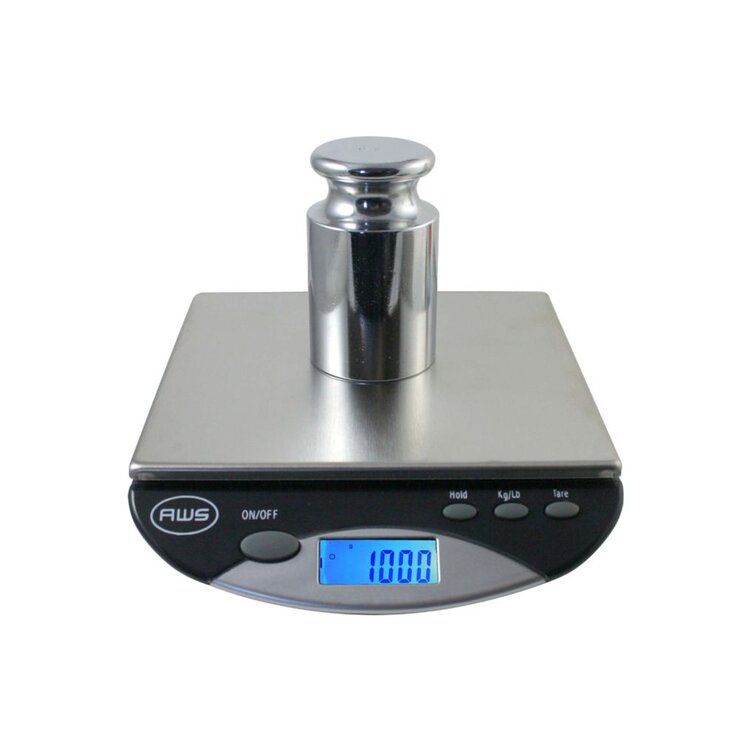 AMW-2000 COMPACT DIGITAL BENCH SCALE, 2000 X 0.1G - American Weigh Scales