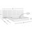 Capri Extended Headboard Cane Platform Bed