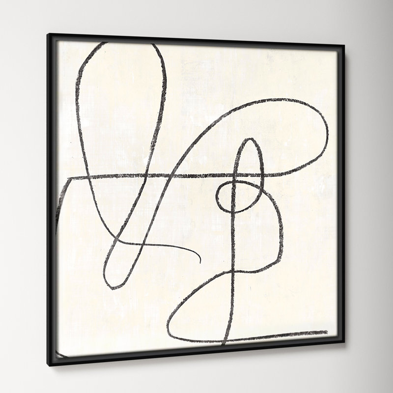 Juxtaposing, Black, 46.5" H x 46.5" W x 2" D