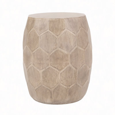 Outdoor Lightweight Concrete Side Table,