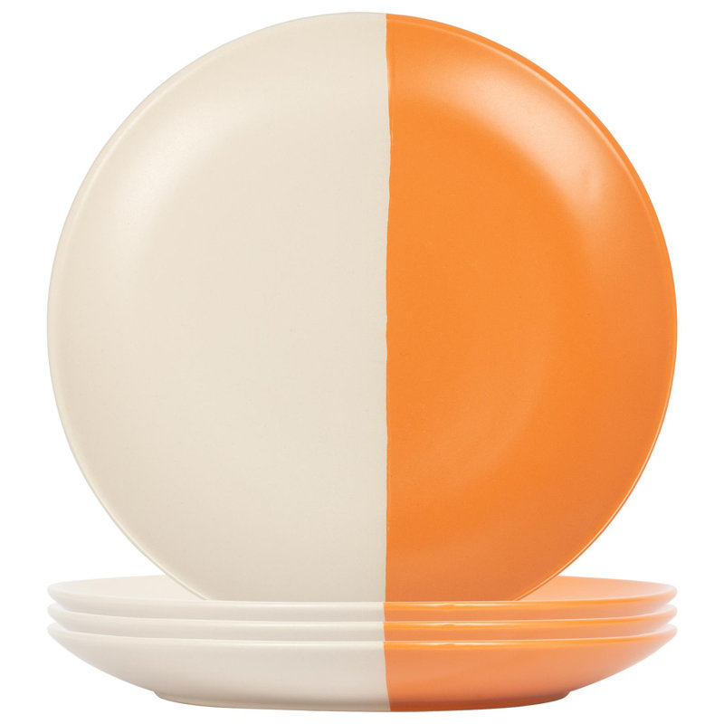 26.5cm Stoneware Dinner Plate, Orange