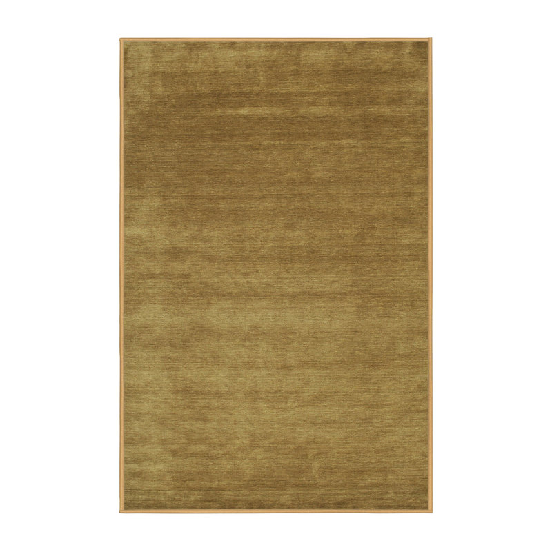 Tapis brun contemporain, Rectangle 2 pi x 5 pi