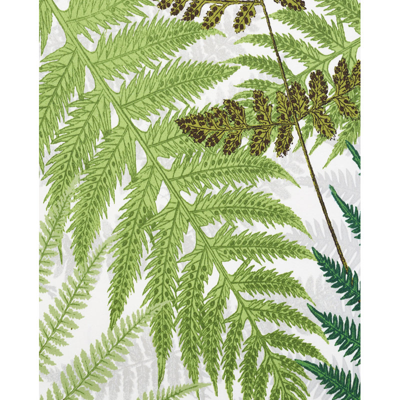 Schumacher x Clements Ribeiro Fernarium Fabric, Green/Ivory