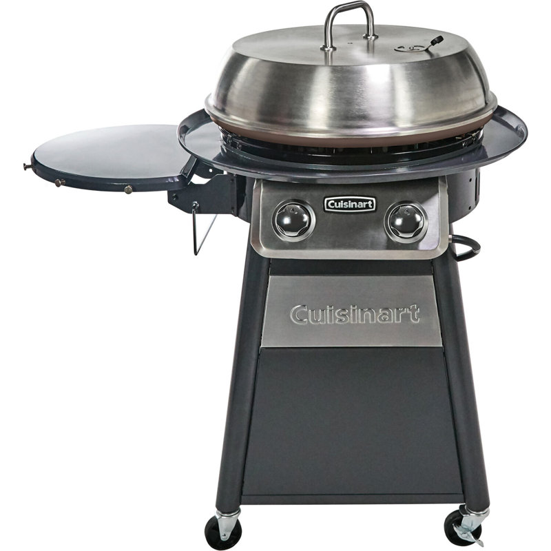 Barbecue au gaz autoportant à 3 brûleurs 3000 BTU Cuisinart